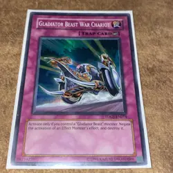 Yugioh Gladiator Beast War Chariot TDGS-EN074 Super Rare Unlimited Edition VLP - Image 1
