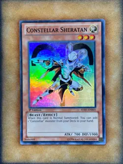Yugioh Constellar Sheratan HA07-EN005 Super Rare 1st Ed NM - Image 2