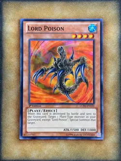 Yugioh Lord Poison LCJW-EN120 Common 1st Ed NM - Image 1