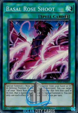Yugioh Basal Rose Shoot OP17-EN012 Super Rare - Image 1