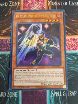 Yu-Gi-Oh! Battlin' Boxer Uppercutter LD10-EN032 Ultra Rare 1st Edition NM - Image 1