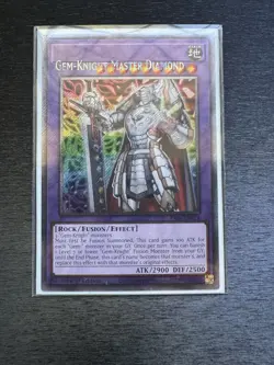 YuGiOh! Gem-Knight Master Diamond RA04 - Misprint Error Name Shift 1st Edition - Image 13
