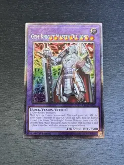 YuGiOh! Gem-Knight Master Diamond RA04 - Misprint Error Name Shift 1st Edition - Image 14