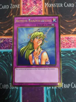Yu-Gi-Oh! Remove Brainwashing PGL3-EN091 1st Edition Gold Rare NM - Image 5