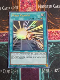Yu-Gi-Oh! Mask Change GFTP-EN112 Ultra Rare 1st Edition NM - Image 1
