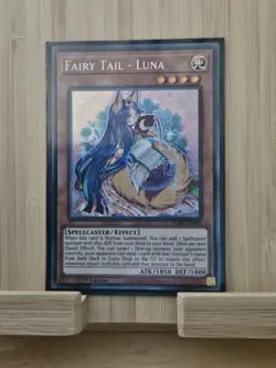 Fairy Tail - Luna RA01-EN009 Secret Rare 1st Edition YuGiOh - Image 2
