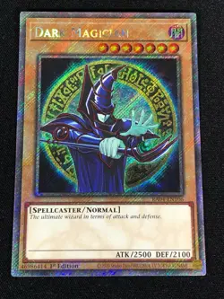 Yugioh Dark Magician RA04-EN106 1st Platinum Secret (NM) - Image 1