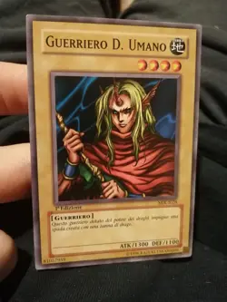 Yugioh Warrior Card D. Human MIK-I028 SDK Common 1st First Edition ITA EXC - Image 3