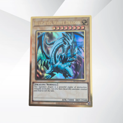 Yugioh TCG MGED Blue-Eyes White Dragon Alt-Art Premium Gold Rare Card Yu-Gi-Oh! - Image 4
