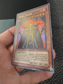 Yu Gi Oh Skull Flame WB01 EN 002 Ultra Rare Video Game Promo - Image 2