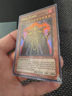Yu Gi Oh Skull Flame WB01 EN 002 Ultra Rare Video Game Promo - Image 5
