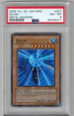 2002 YU-GI-OH MRD 027 SUIJIN METAL RAIDERS PSA 8 - Image 1