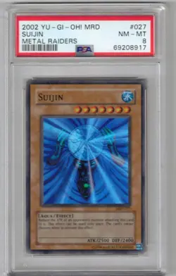 2002 YU-GI-OH MRD 027 SUIJIN METAL RAIDERS PSA 8 - Image 3