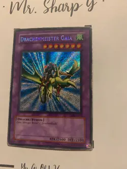 DRAGON MASTER GAIA - LOB-G102 GERMAN Yu-Gi-Oh! CARD SECRET RARE HOLO PRISMATIC - Image 14