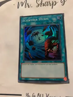 HEAVY STORM - MRD-DE142 GERMAN Yu Gi Oh! SUPER RARE HOLO KONAMI CARD - Image 5