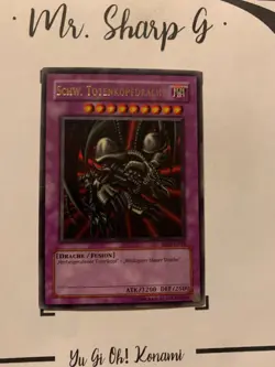 SCHW. SKULL DRAGON - MRD-G018 GERMAN Yu-Gi-Oh! CARD ULTRA RARE HOLO KONAMI - Image 3