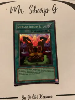 BLACK ILLUSION RITUAL - SRL-G051 GERMAN Yu Gi Oh! SUPER RARE HOLO CARD - Image 10
