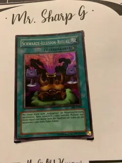 BLACK ILLUSION RITUAL - SRL-G051 GERMAN Yu Gi Oh! SUPER RARE HOLO CARD - Image 13