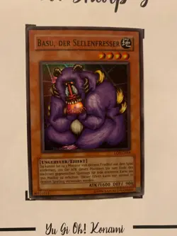 BASU THE SOUL EATER - LON-G064 GERMAN Yu-Gi-Oh! CARD SUPER RARE HOLO - Image 10