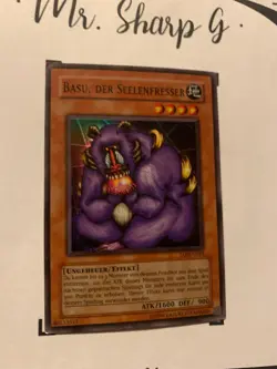 BASU THE SOUL EATER - LON-G064 GERMAN Yu-Gi-Oh! CARD SUPER RARE HOLO - Image 12