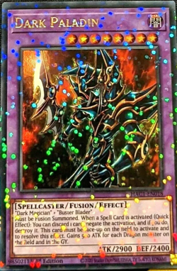Dark Paladin - Duel Terminal Ultra Rare 1st Edition HAC1-EN018 Yugioh TCG Card - Image 2