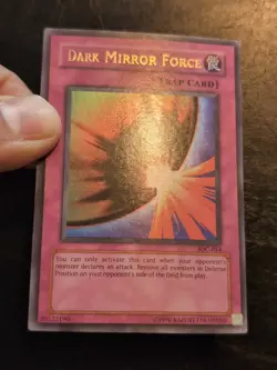 Yu-Gi-Oh! ULTRA RARE HOLO CARD DARK MIRROR FORCE IOC-054 LP/MP - Image 2