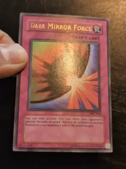 Yu-Gi-Oh! ULTRA RARE HOLO CARD DARK MIRROR FORCE IOC-054 LP/MP - Image 5