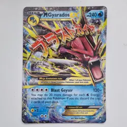 Pokemon M Gyarados EX XY Breakpoint Ultra Rare Holo Card 27/122 - Image 1