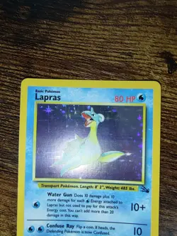 Pokemon 1999 Fossil Holo Rare Lapras 10/62 - Image 4