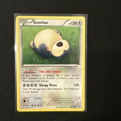 Snorlax 80/106 XY Flashfire Regular Finish 2014 LP+ Pokemon Card - Image 1