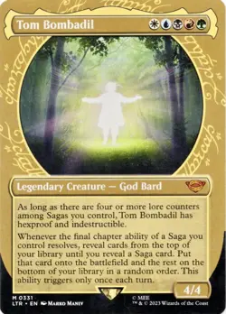 Tom Bombadil - Extended Art Showcase LTR VLP MTG Card - Image 1