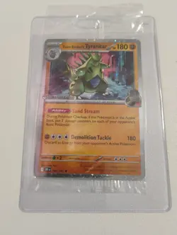 Pokemon Sealed Team Rocket's Tyranitar Pokemon Center Exclusive Promo Card - Image 1