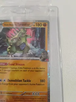 Pokemon Sealed Team Rocket's Tyranitar Pokemon Center Exclusive Promo Card - Image 3