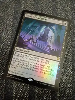 MTG - Court of Ambition Commander Legends Foil Rare #114 - Image 2