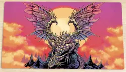 Ultra Pro 19277 MTG Neon Dynasty Stitched Playmat - Black - Image 1