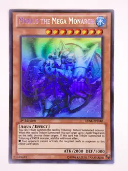 Mobius the Mega Monarch / Ghost Rare / LVAL-EN040 / 1st Edition / Yugioh Card / - Image 1