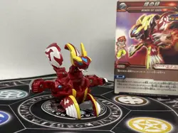 Bakugan BakuTech Pyrus Gren Dragaon Dragonoid & Ability Card Japan Import Rare - Image 1