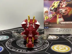 Bakugan BakuTech Pyrus Gren Dragaon Dragonoid & Ability Card Japan Import Rare - Image 3
