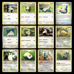12x Snorlax Lot Munchlax 141.0 Sword Shield Rebel Clash Pokemon Cards Collection - Image 1
