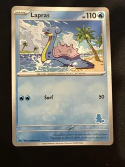 POKÉMON TCG LAPRAS CARD MY FIRST BATTLE SQUIRTLE DECK ENGLISH - Image 1