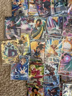 Dragon Ball Super Foil Cards Huge Lot All EX and PR Foils - Image 17