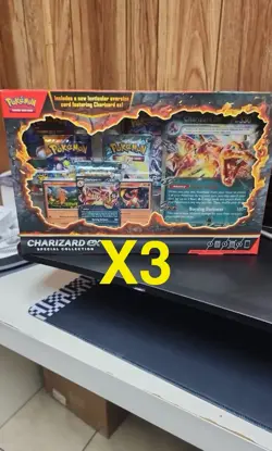 Pokémon Charizard ex Special CollectionJourney Together Promo Card X 3 - Image 5