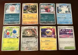 Pokemon Lot - 3 Plush Pokemon/15 NM Cards w/Holo’s - w/EX Coin - Destined Rivals - Image 6