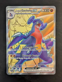 Cynthia's Garchomp EX SVP 204 - Black Star Promo Holofoil - Pokemon TCG Card NM - Image 1