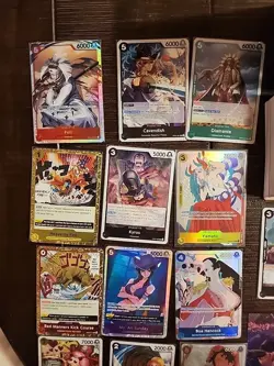 One Piece TCG English 53 Card Lot + Deck Box - Image 3
