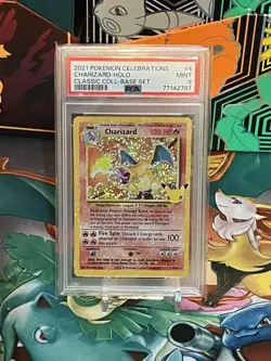 Pokémon Card Charizard Holo 4/102 Celebrations 25th Anniversary PSA 9 - Image 3
