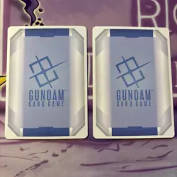 Gundam Card Game ~ ST04-010 Kira Yamato & ST04-002 Strike gundam Promos - Image 2