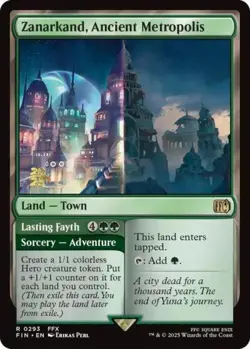 Zanarkand, Ancient Metropolis -Foil Light Play MTG Promos: Prerelease Cards - Image 2