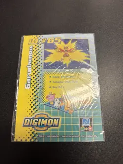GarudamonBandai 1999 Digimon Trading Card ID #65 Exclusive Holo DP 380 (SEALED) - Image 5
