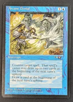 MTG - 1x Arcane Denial (Axe) - Alliances - Vintage - Blue - Magic The Gathering - Image 1